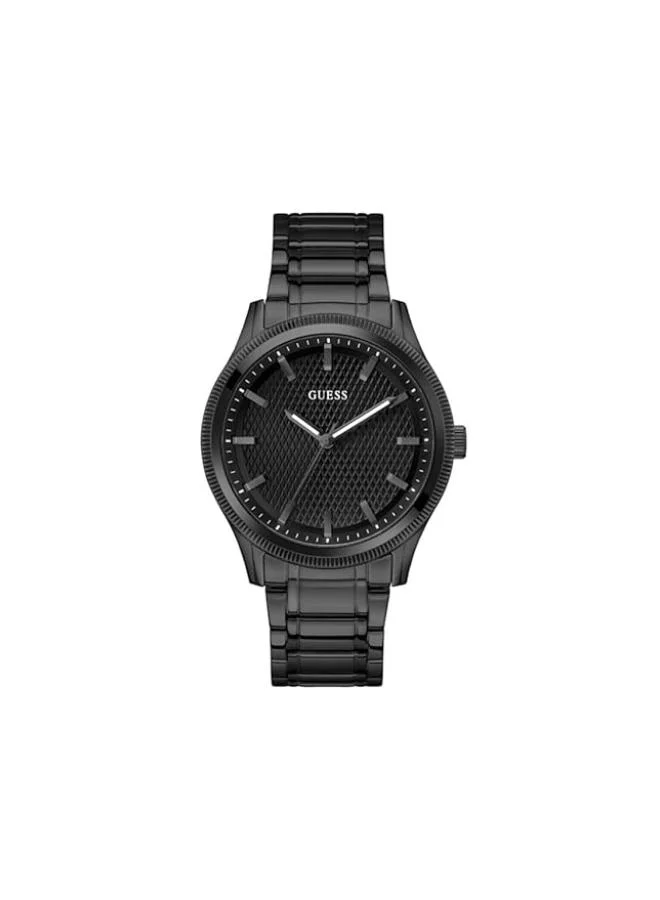 GUESS GUESS Men Black Round Stainless Steel Dial Analog Watch- GW0626G3